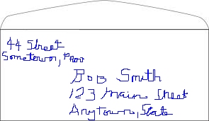 Handwritten Envelope